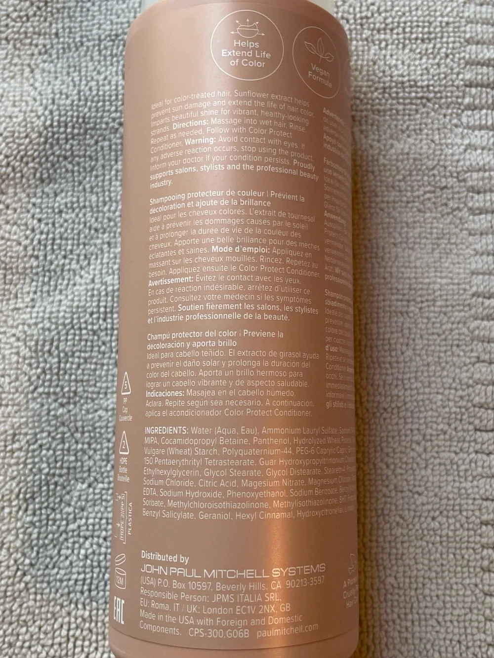 Paul Mitchell Color Protect Shampoo - Picture 2 of 4